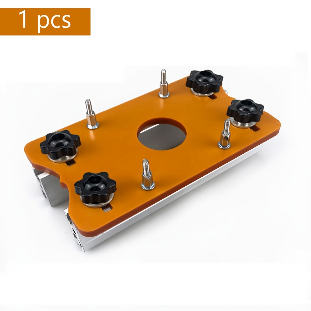 Image of -one Invisible Fastener Slotting Bracket, Woodworking Router Base, Mortise And Tenon Fixture, Wood Trimmer Router Tool