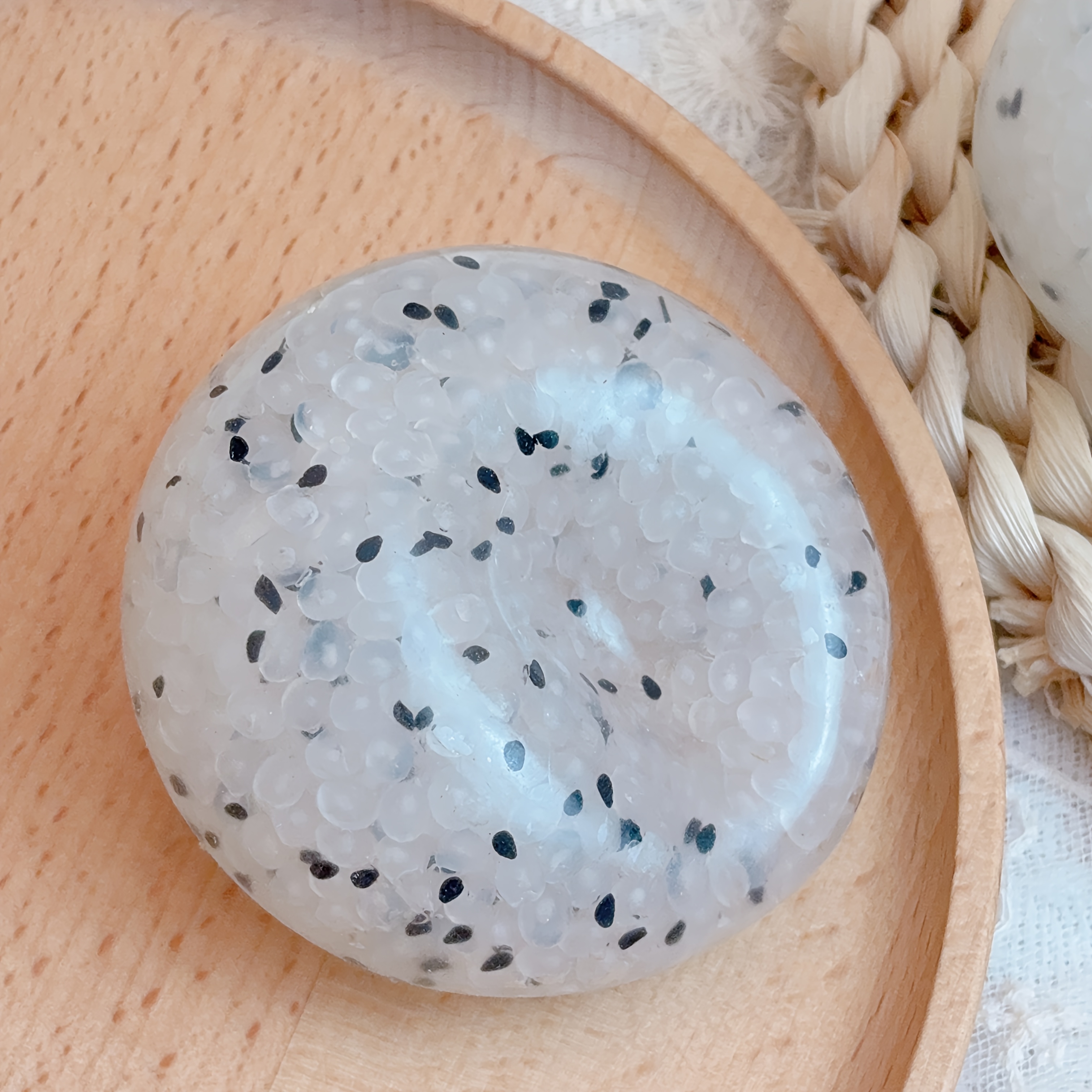 Stress-Relief Sensory Toy Ball with Bursting Beads, Translucent TPU Material, Mixed Colors, Perfect Gift for Christmas, Birthdays, Graduations, and Collectors, Fun and Decorative Design, Decorative Item | Unique Texture | Tactile Sensory Toy, Toys