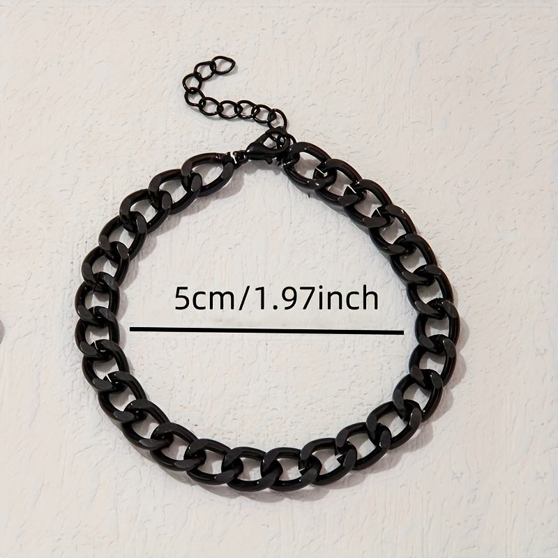 Unisex Black Binding Ankle Chain, Daily Wear Accessory