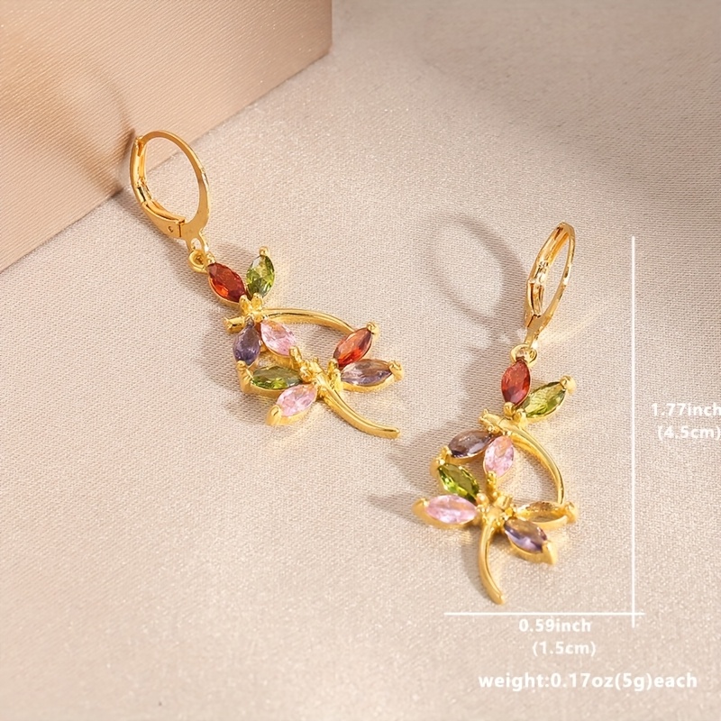 Butterfly Patch Pendant Earrings — Charming Gift