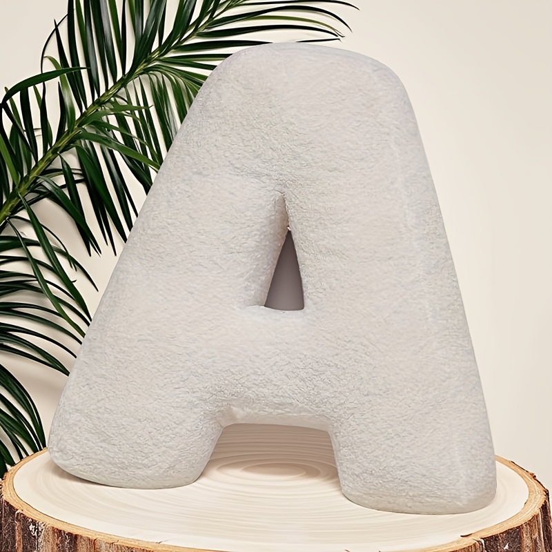 26pcs Letters Decorative Pillow Large Size 40cm White