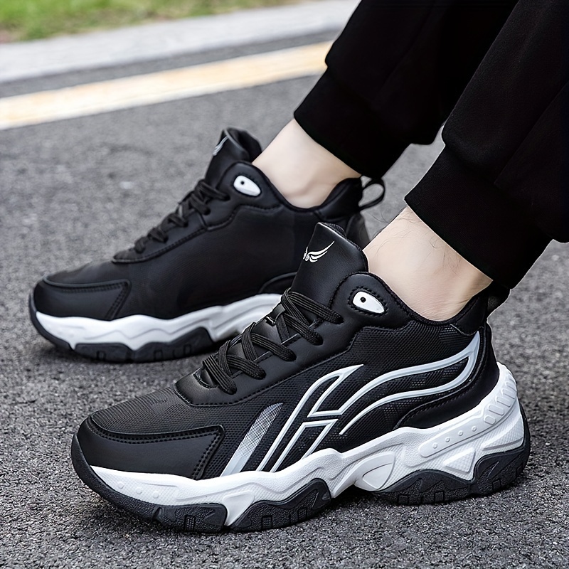 Tenis casuales de talla grande para otoño e invierno, antideslizantes, con suela gruesa para aumentar la estatura, cómodos y versátiles para viajar