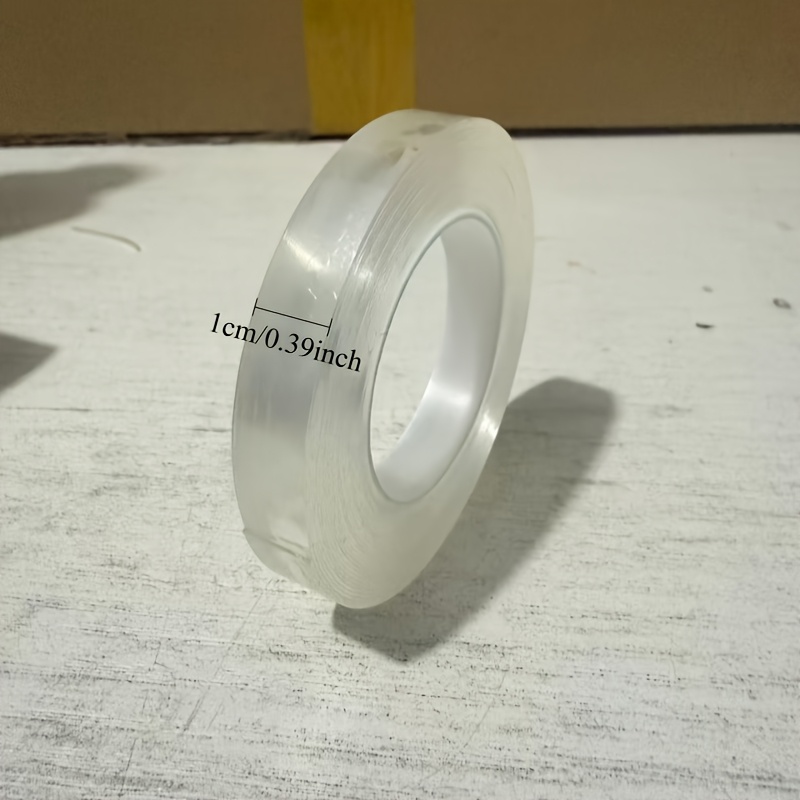 TEMU 7m Super Strong Pe Nano Double Sided Tape, High Heavy Duty Mounting Adhesive Tape, Multipurpose Sticky Tape For Plastic, Wood, Glass & Metal