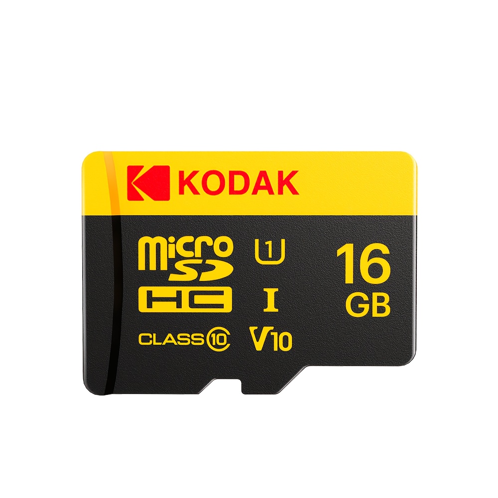 TEMU Tarjeta Micro SD KODAK de 16GB 10 con Adaptador SD y de Tarjetas para PC y Dispositivos Móviles