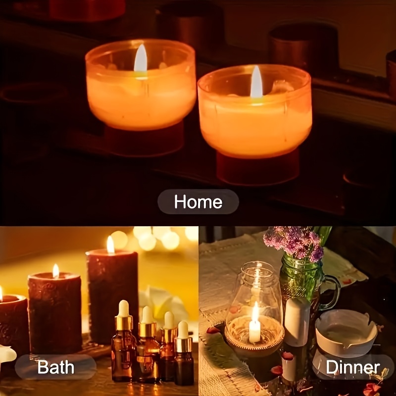 115pcs Candle Making Kit with 50 Wicks in 10cm, 15cm, 20cm, 60 Wick Stickers, and 5 Wooden Holders for Soy and Beeswax Candles