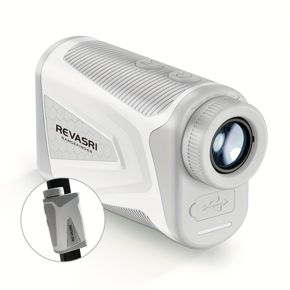 

Revasri Rangefinder With , 600 Yards Golf, 6x Magnification Flag Lock Vibration, Type-c Rechargeable Golf Laser Rangefinders With Magnet, Measure In Yards Feet Meters