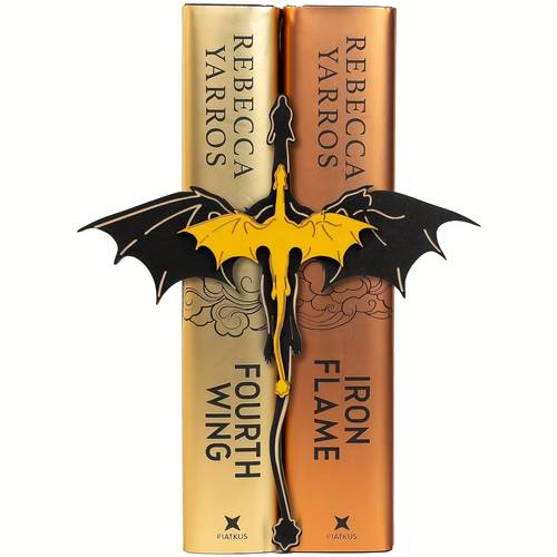 3d holz-drachen- , eisenflammen-dekoration, acotar & glasthron-fantasy-thema bücherregal, multifunktionale eckdekoration, exquisites flügeldesign, weihnachtsgeschenk, bücherregal-dekoration, bücherregal-dekoration