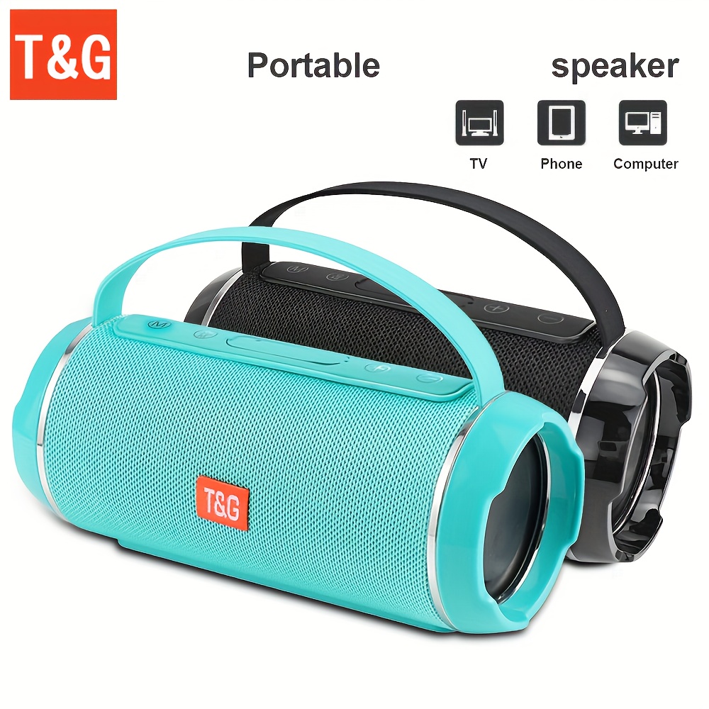 Wireless Powerful TG116C Compatible Speaker Sound Column Subwoofer Portable Outdoor Speakers Music Center BoomBox AUX