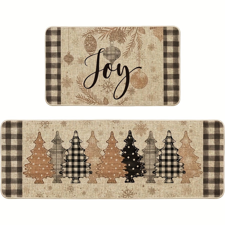 

Christmas Set Of 1/2 - Polyester Pattern, Rectangular , Rug Christmas , , - 40cm X 60cm/40cm X 120cm