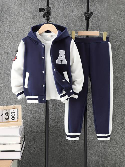 boys autumn style suit outdoor