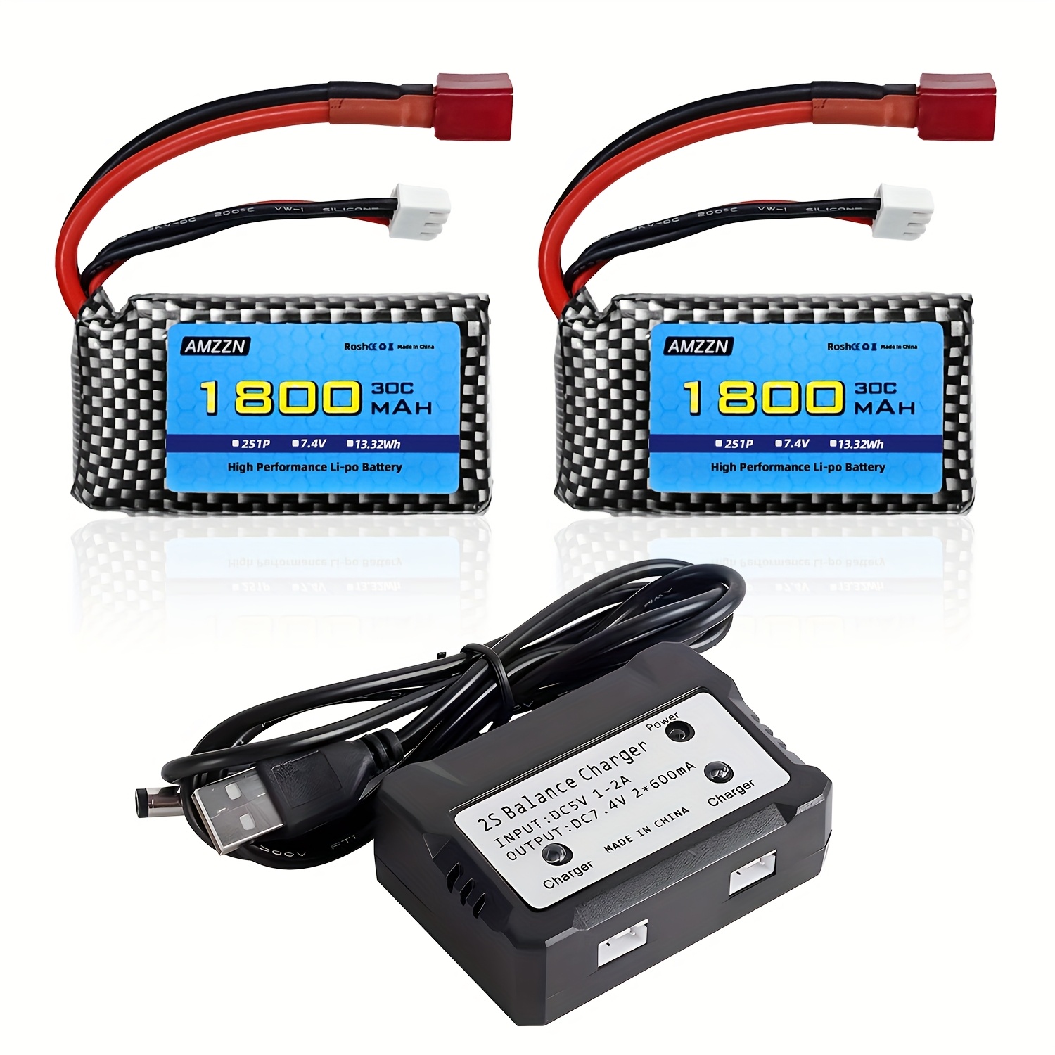 Jumper T8SG Plus 送信機 バッテリー充電器 バッテリー2本セット