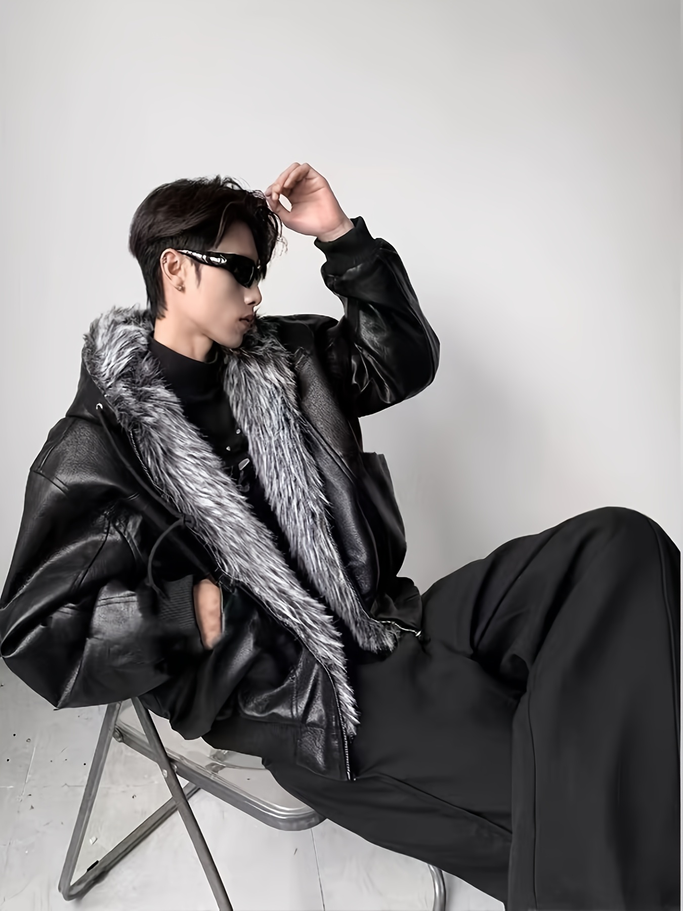 thick warm mens jacket short faux leather coat men women - Temu Georgia