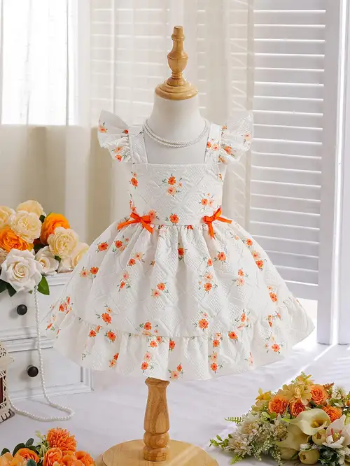 birthday dress for 2 year old girl Tutu Dress Birthday Dress For Year Old Girl Birthday Girl Outfit One Year Old Romper Dress Ruffle Temu