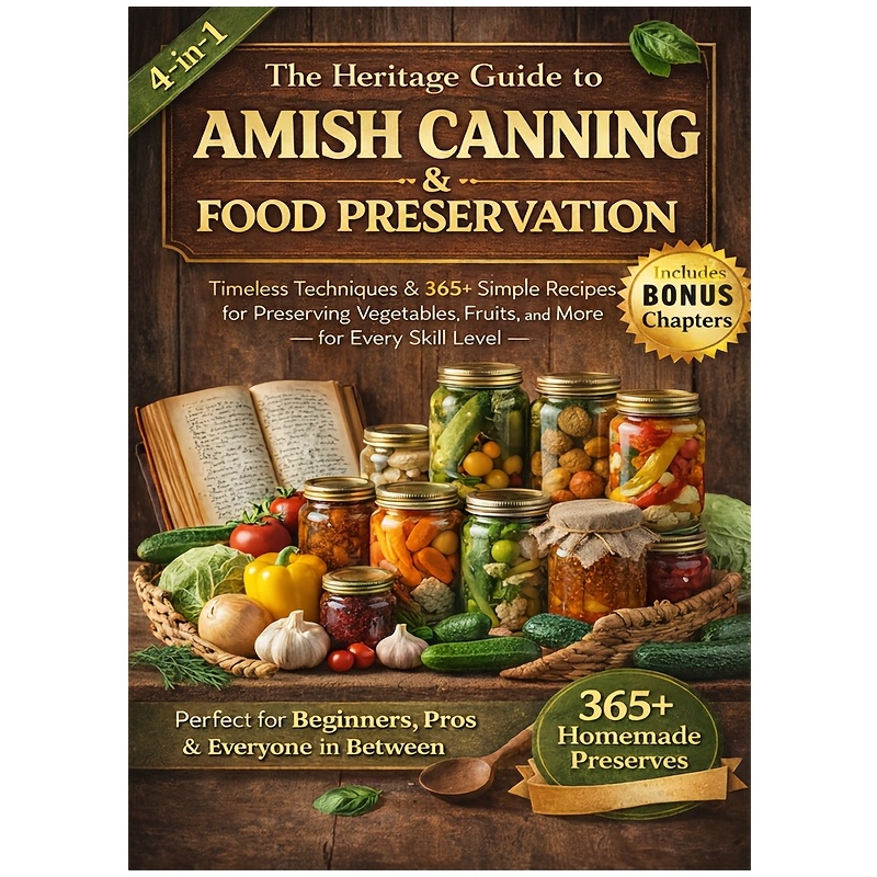 Image of The Ultimate Amish Canning And Preserving Cookbook: 7 Ancient Must-know Secrets To Learn How To Perfectly Prepare 365+ Easy, Affordable And Authentic... Occasion (canning & Preserving Made Easy)