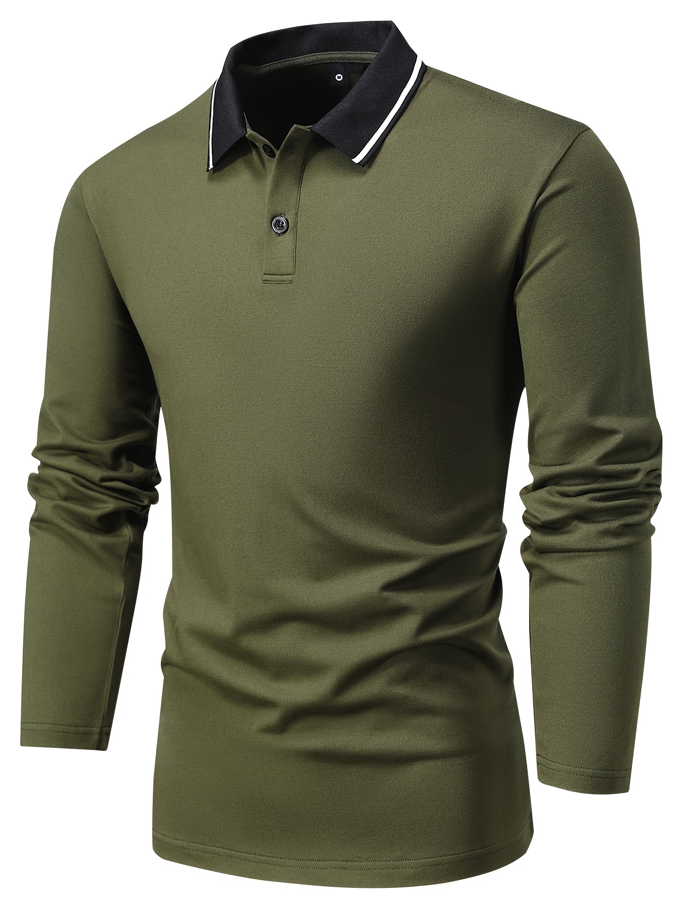 Amazon Long Sleeve Cotton Golf Shirts Mens Full Sleeves Polo