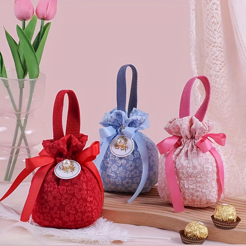 FELTECHELECTR 1 Set Mini Scatole Per Bomboniere Cestino Della Ragazza Fiori  Cesto Regalo Di Nozze Dolcetti Cesto Regalo Snack Cestino Pane Contenitori