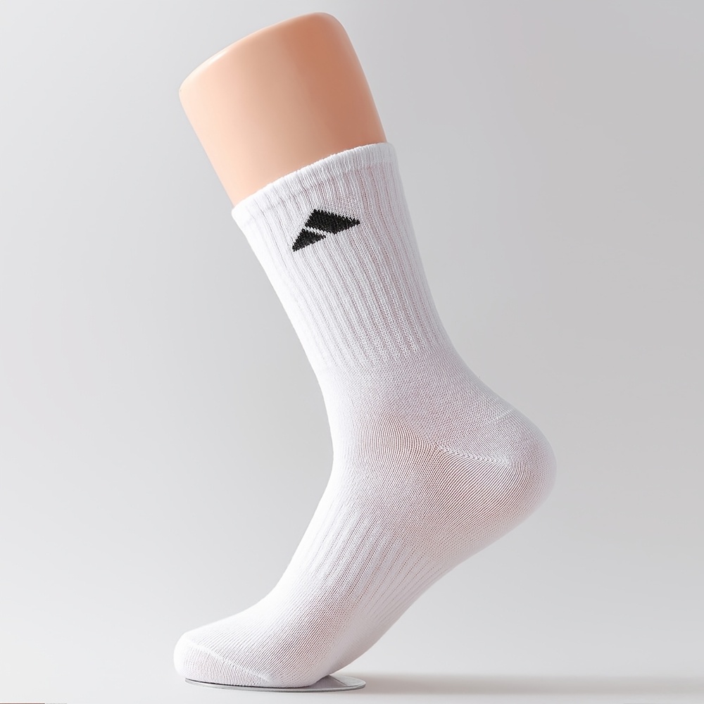 Calcetines Deportivos para Hombre y Mujer - Estilo Otoño/Invierno, 24pcs (12 Pares)/12pcs (6 Pares), Transpirables y Absorbentes, Diseñados para Comodidad y Transpirabilidad, y Blanco, Alta Calidad, Ajuste Cómodo, Ideales para Fitness, Diseño Clásico,Textura Suave,Tejido que absorbe la humedad