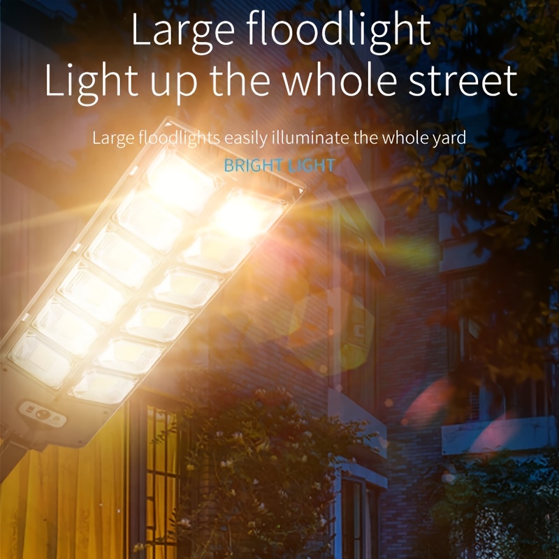 4pcs Solar Street Light Outdoor with Motion Sensor