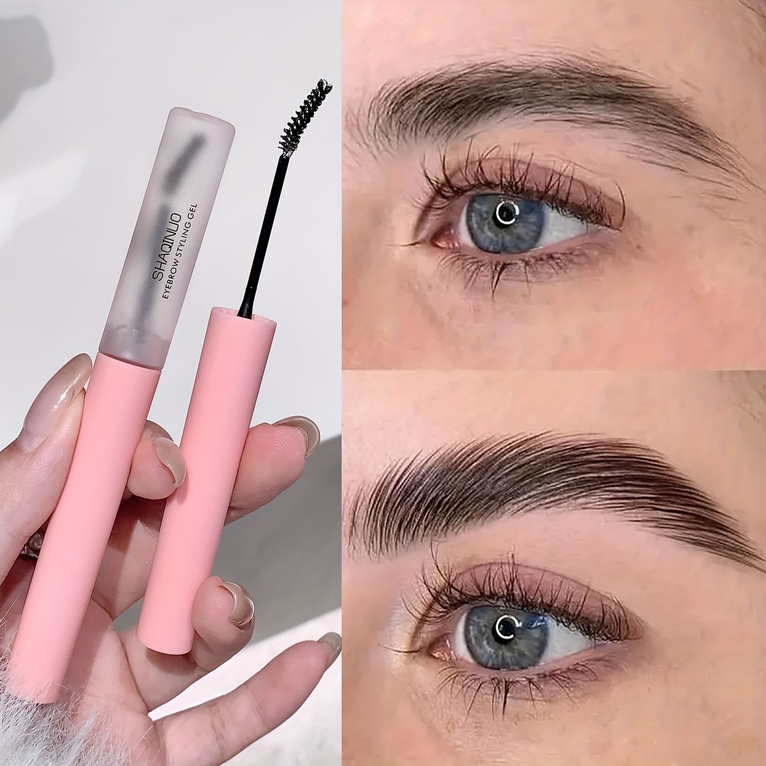 3d Brow Shaping Gel, Waterproof Sweat-proof Long-lasting Fixing Natural Modification Fixing Eyebrows , Fresh Non-sticky Thin Fixing Makeup Effect, Easily Fixing For Makeup Exquisite Details