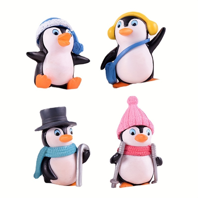 Acrylanhänger Pinguin: Personalisierter Weihnachtsbaumschmuck