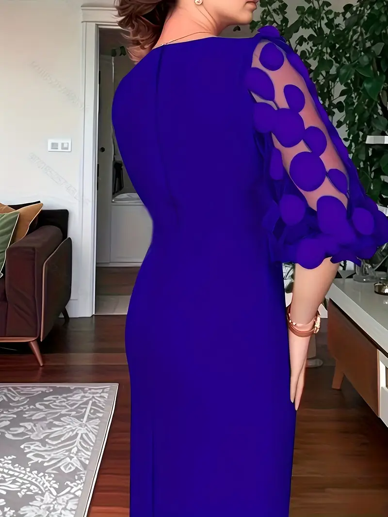 womens elegant circle mesh bodycon midi dress - Temu Oman womens elegant circle mesh bodycon midi dress - Temu Oman