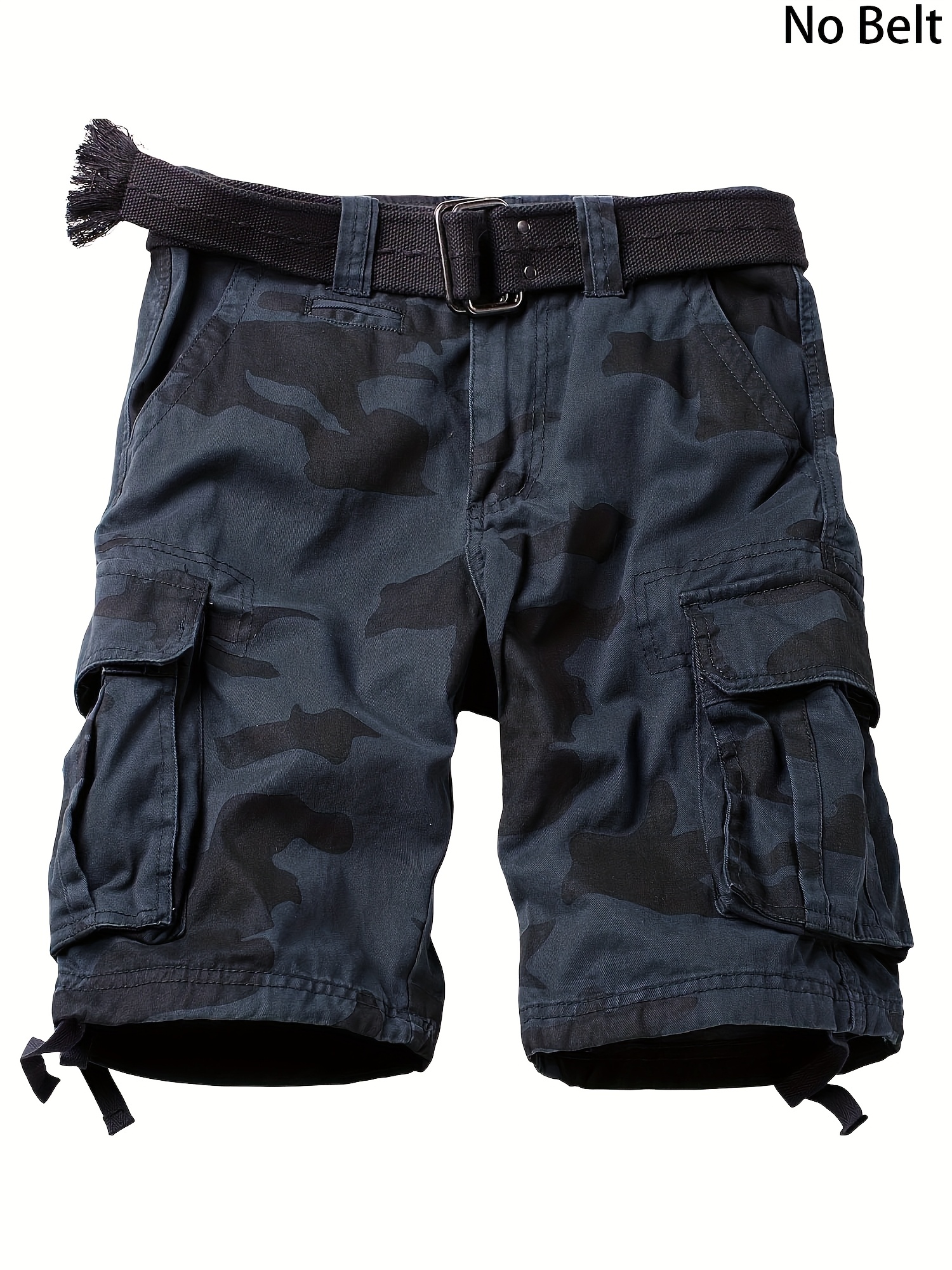 mens 100 cotton casual multi pocket outdoor camouflage shorts twill camouflage cargo shorts 0