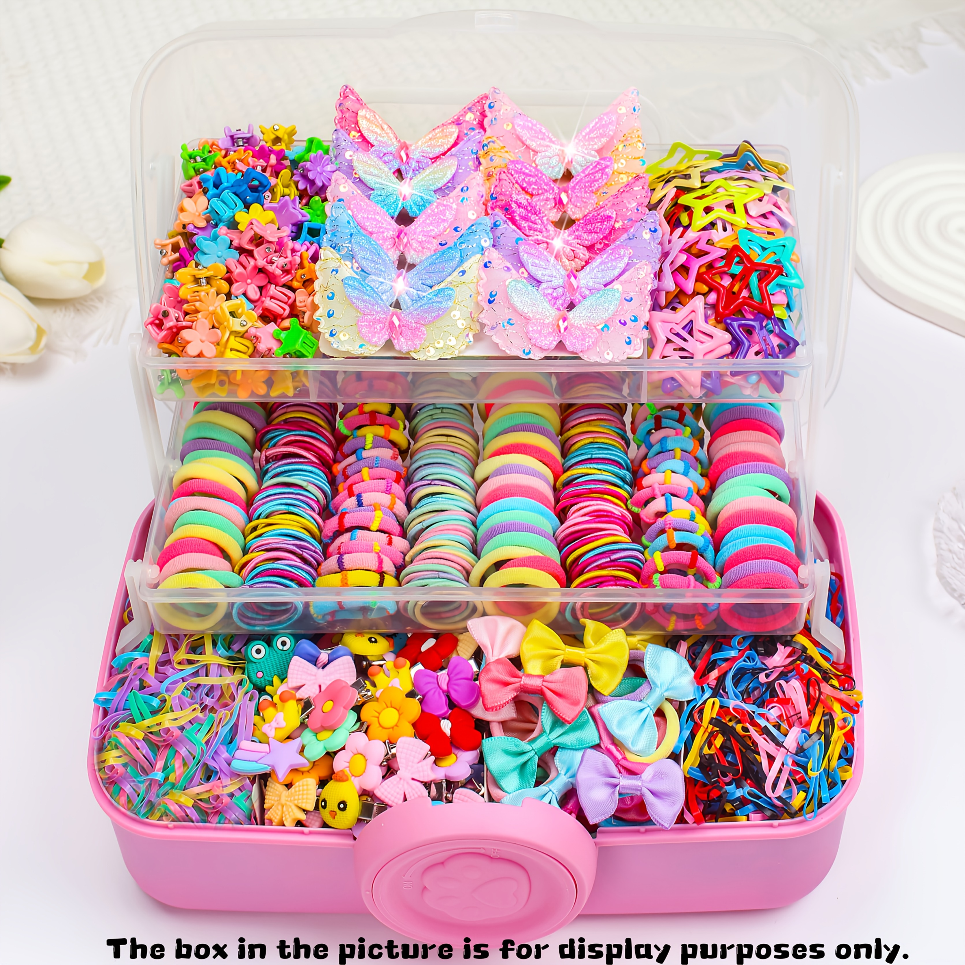 12pcs 886pcs kawaii swallow colorful hair accessories set  display picture 2