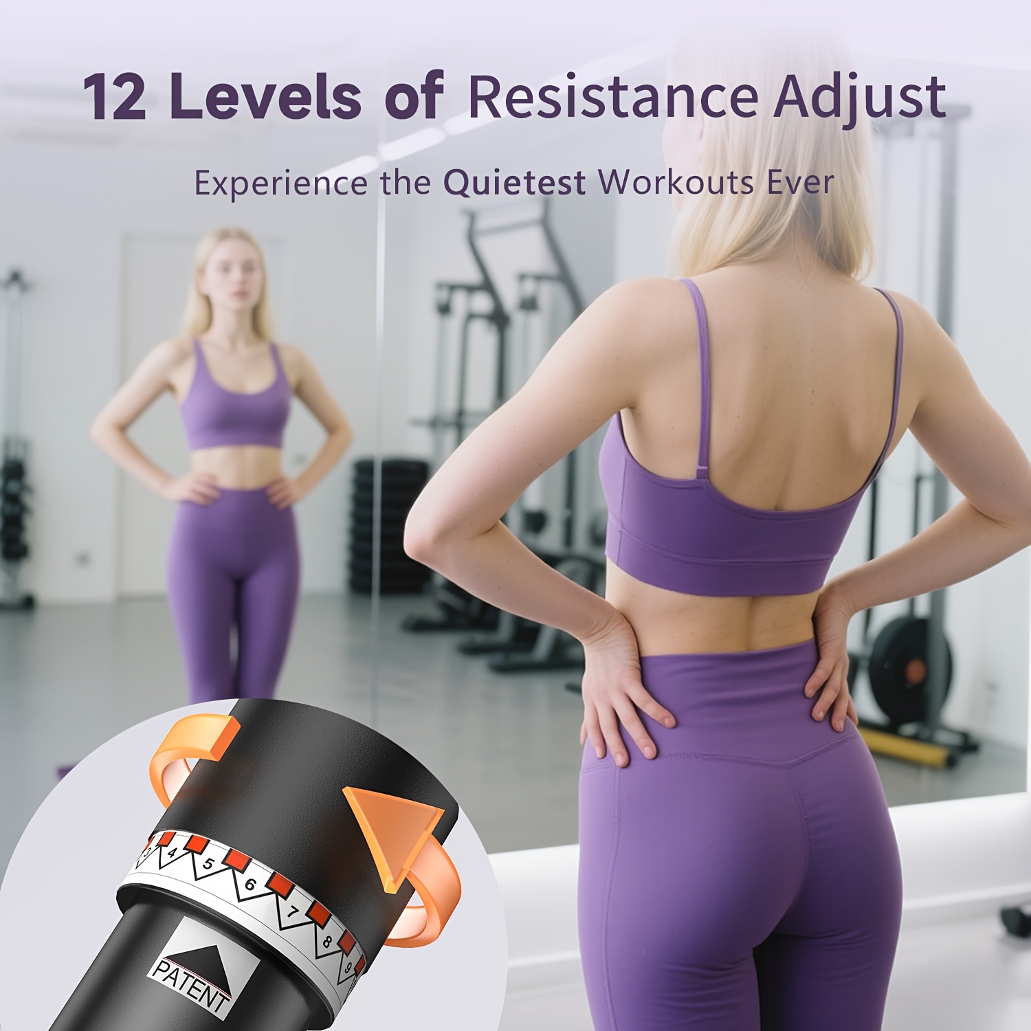 SRIFY Dual Hydraulic Rower, Foldable Squat Machine, Ab Trainer, With Resistance Bands, Quiet Cardio Machine, 6-in-1 Multi-Functional Full-Body Strength Training Equipment For Core, Arms, Abs, Glutes, Legs, Shoulders, Home Gym Low-Impact Excerise, Without Battery