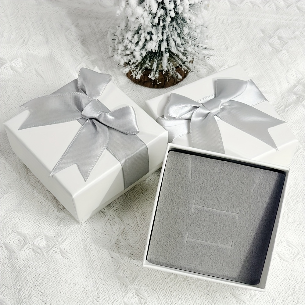 TEMU 2pcs Of New Gift Boxes For Jewelry Decoration, Featuring A Stylish And Elegant, Suitable For Parties, Family Gatherings, Valentine's Gifts,