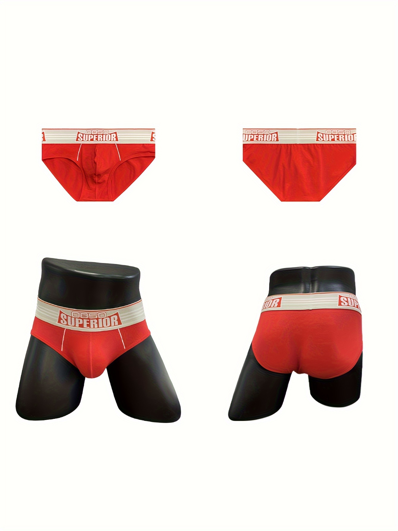 Men's Underwear Classic Stretchy Briefs Sexy Breathable Soft - Temu
