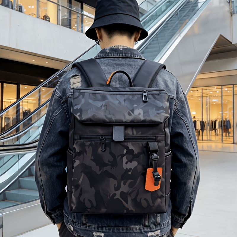 Workwear Camouflage Backpack Large Capacity Commuter Luggage Bag Personalized Versatile Shoulder Storage Bag Short Trip Lightweight Backpack
