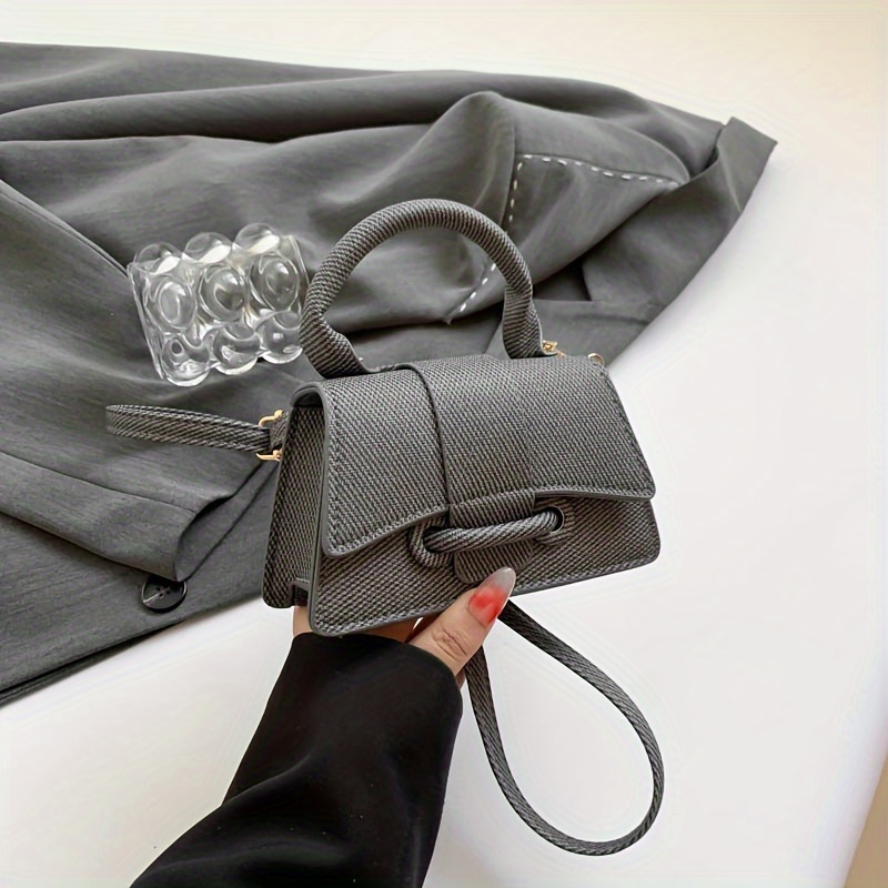 Solid Color Pu Versatile Niche Handbag Chic Easy Trendy Practical Outdoor Women's Shoulder Crossbody Bag