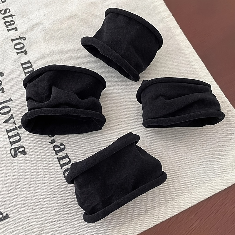 TEMU 4pcs Set Seamless Loose Headbands, High-elastic Hair Ties Suitable For Women, Gentle And Non-damaging To Hair, Durable Ultra-wide Seamless