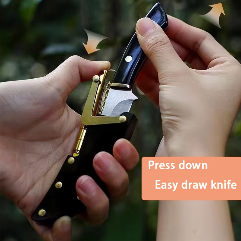 

1pc- Hummingbird Creative Knife - Outdoor Knife With Sheath - Portable Mini Knife -5.79 Inch Men's Knife - Pocket Knife - Outdoor, Camping, Hiking And Home Cutting Small Knife - Gift Knife