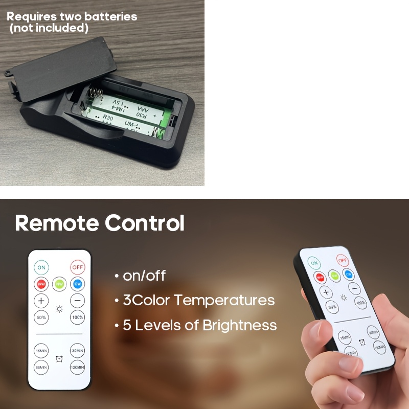 Dimmable LED Display Light with Remote Control and Adjustable Mount