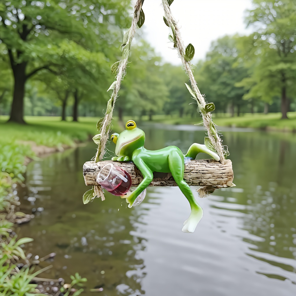 E-shop Gartenfrosch Schaukel Gartenornament