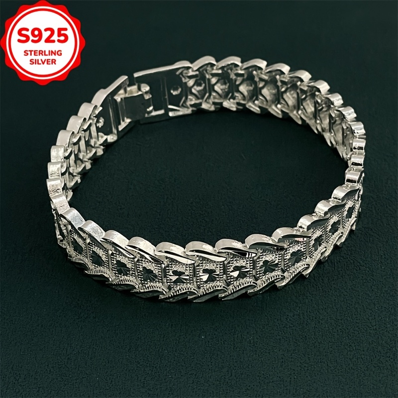 Low Allergy Wide Wave Edge Bracelet, Perfect Gift for Women