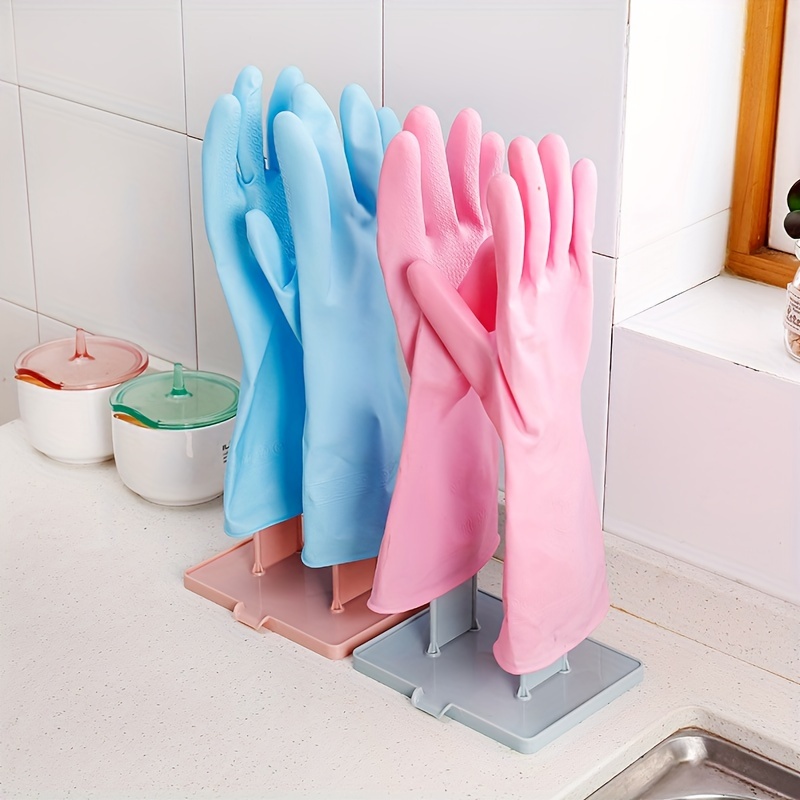 

1pc Multi-purpose Detachable Glove Drying Rack, Dual-color Option, Kitchen Cloth & Glove Drainer Stand