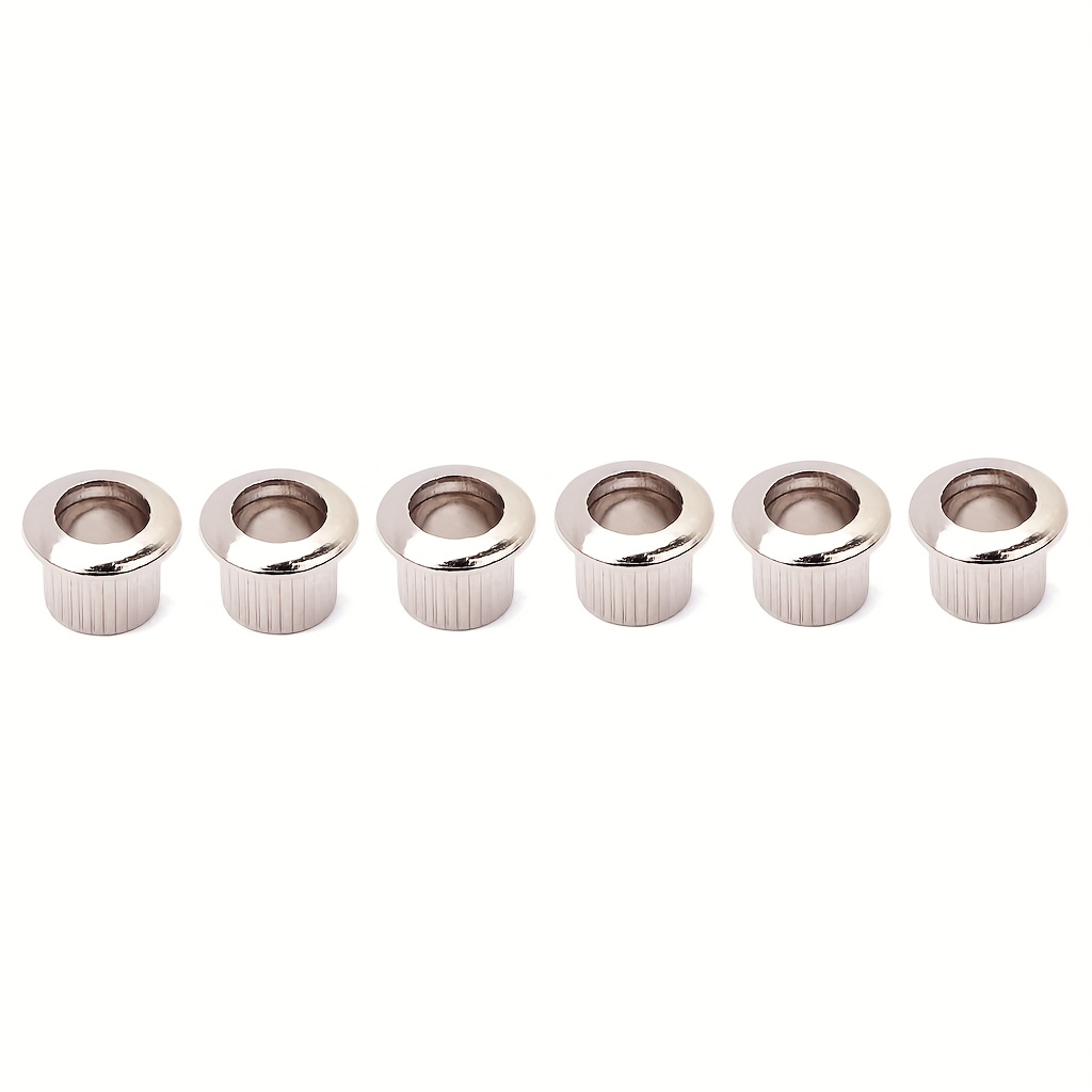TEMU Adaptateurs de conversion de bougies d' de guitare vintage en métal chrome 8 mm