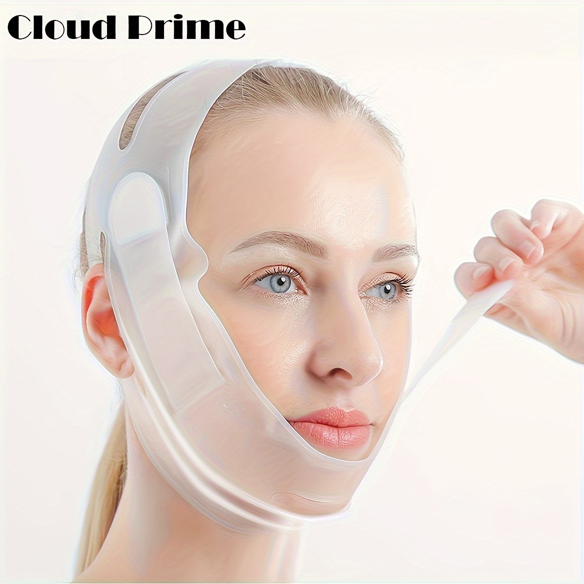 cloud prime silicone face   strap for facial contouring and tightening formaldehyde free   reusable   material non slip design for   face shaping