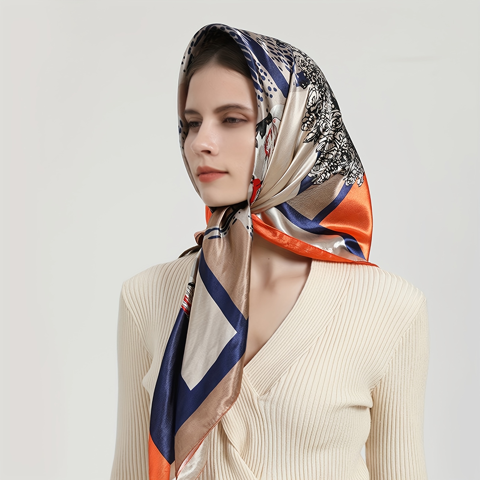 Satin Blanket Scarf Styles The Parisian Satin Shawl Fleur
