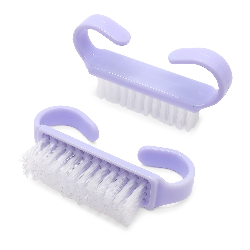 2pcs Nylon Nail Brushes for Cleaning Fingernails