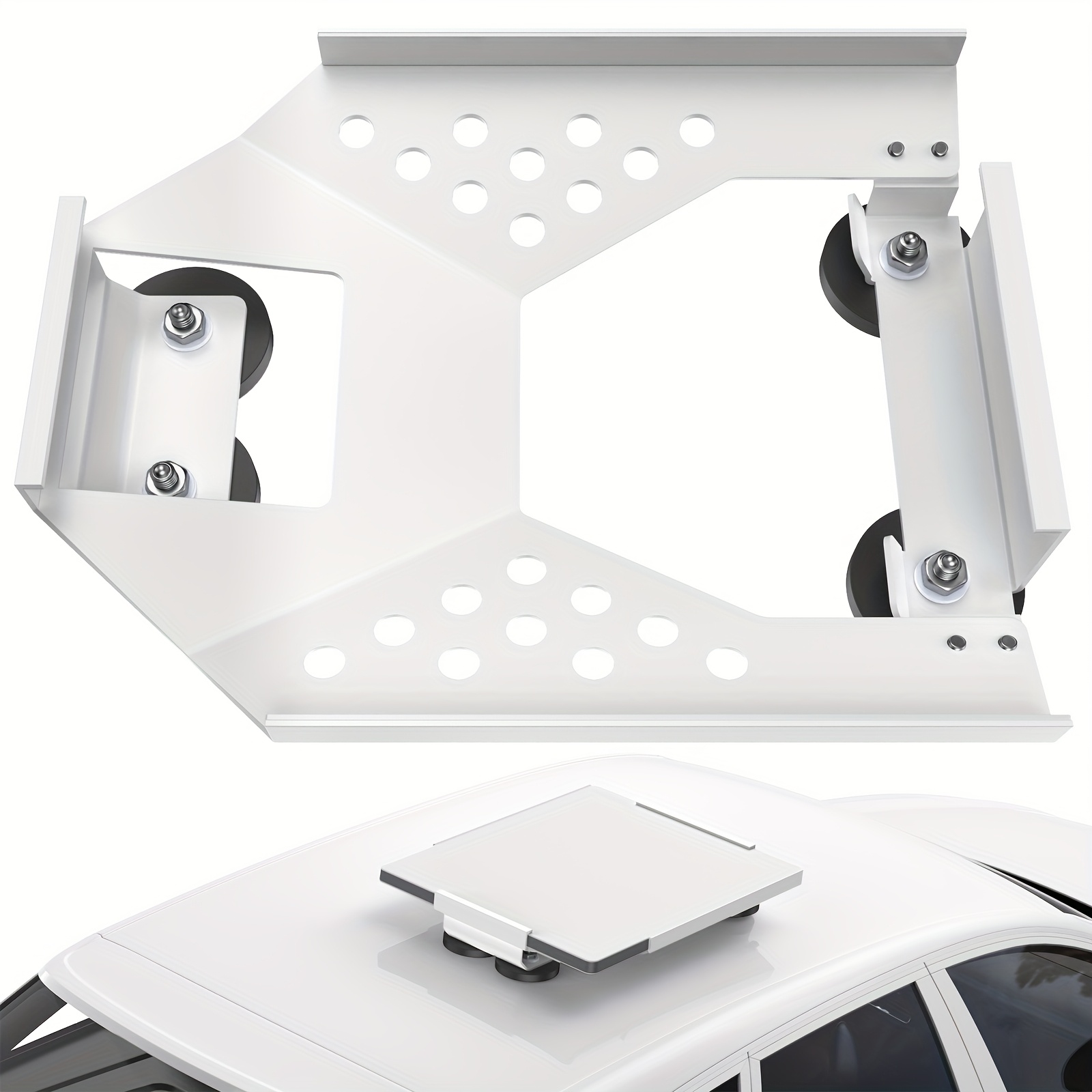 For Starlink Mini Mount, Magnetic For Starlink Mini Car Suction Cup Accessories Truck Rv Flat Rack Roof Sunroof Kit Boat V4, For Camping & Extreme (white)