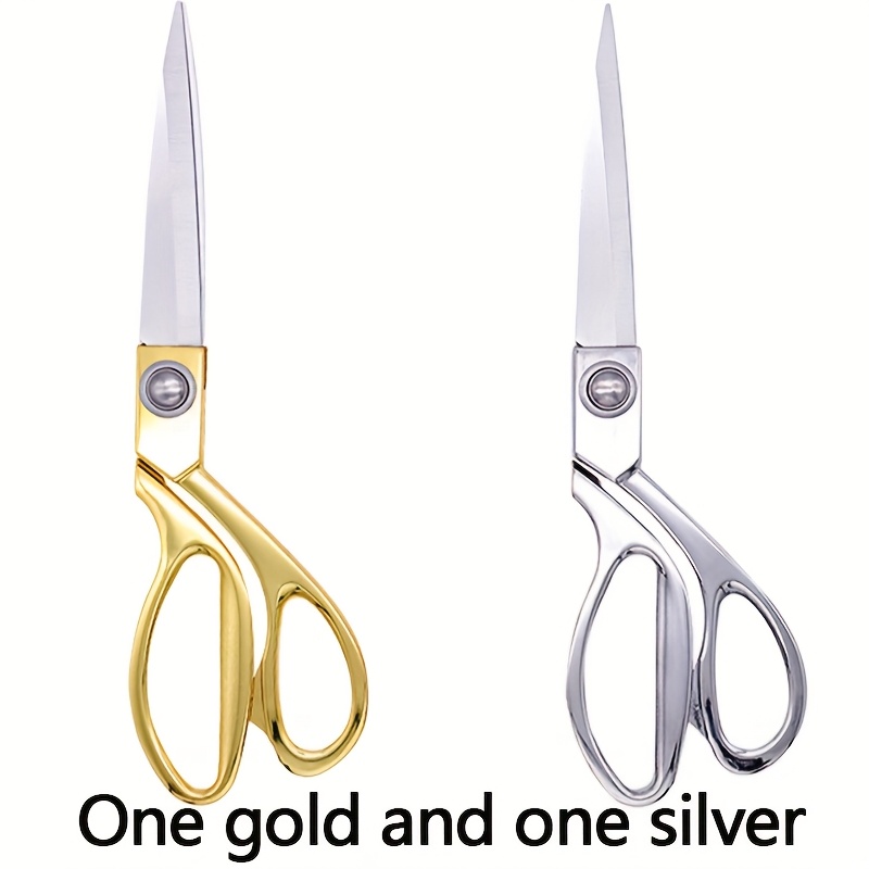 TEMU 8 Inches Professional Heavy Duty Sewing Scissors Purpose Large Fabric Scissors Duty Blade Presents, Halloween, Christmas Gifts, Party Gifts