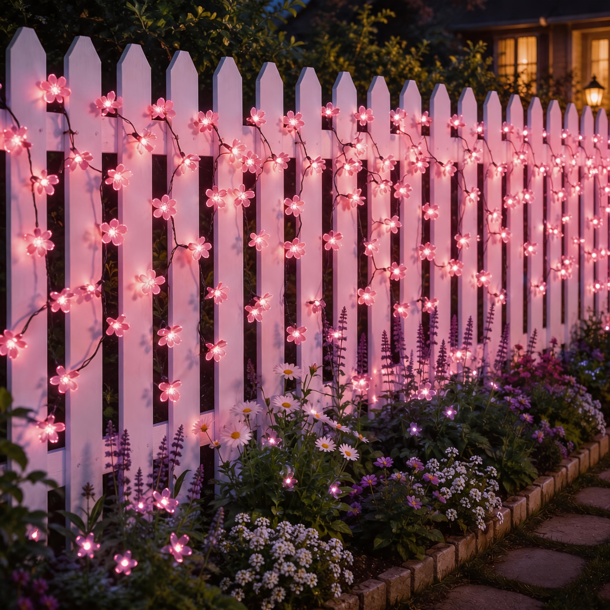TEMU 1pc 100/50/20 Led Solar Cherry String Light, Outdoor Fairy Decorative Light With 8 Lighting , Suitable For Yard, Lawn, Fence, Patio, Holiday