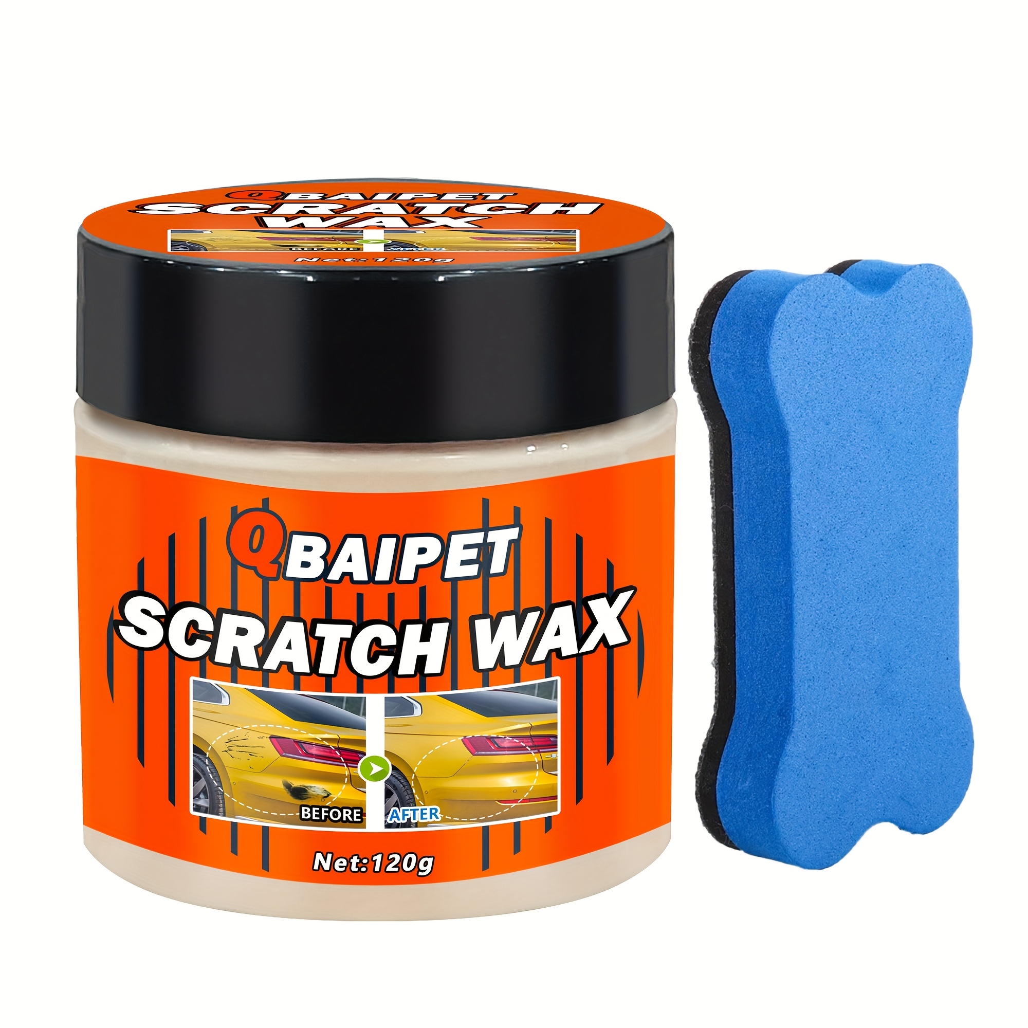 TEMU Car Scratch Repair Wax, Scratch Removal Kit For Vehicles, Polishing Paste For Scratch Repair, Cream For Restoring And Waxing Scratches