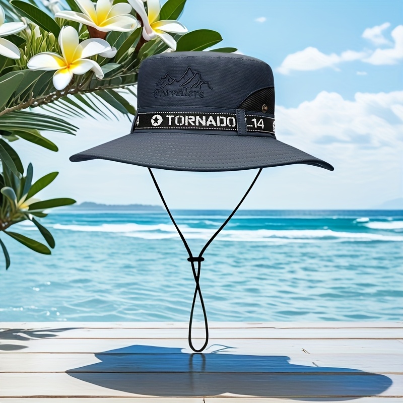 Bucket Hat Estate Cappello A Secchio In Cotone - Ideale Per Pesca - Foto 4