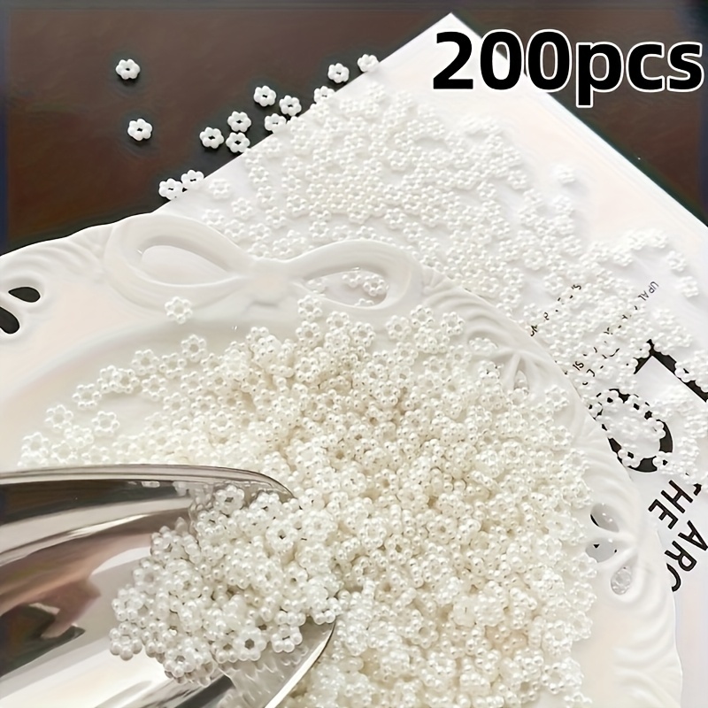 200pcs Of 8mm Acrylic Beads, Hollow Round Bead Caps, Suitable For Making, Necklaces, Bracelets, Earrings, Backpack Pendants, Craft Accessories, Perfect Handmade Holiday Gifts