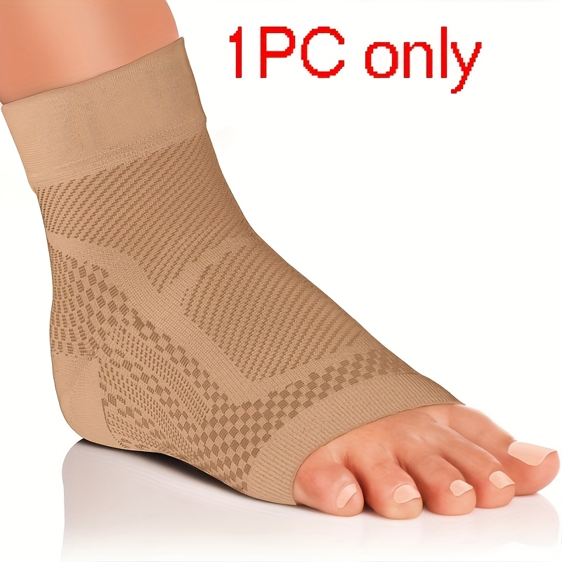 1pc Knitted Breathable Brace. Ankle Compression Sleeve - Foot Support For