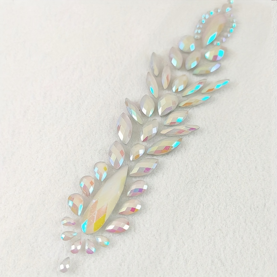 Image of 1 Sheet Of Luminous Hair Jewelry Stickers